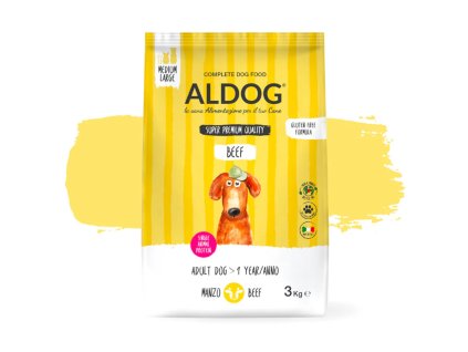 Aldog beef medium large