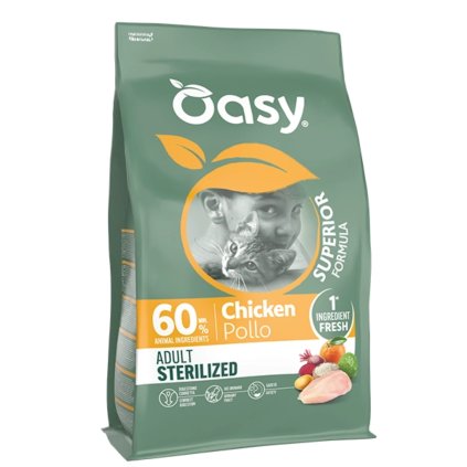 Oasy Superior formula Adult Sterilized Chicken Petrium