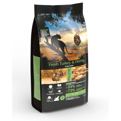 Ambrosia fresh turkey & herring ultra premium Petrium