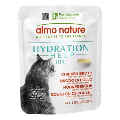 Almo nature HFC hydratation help Kurací vývar s kúskami kuraťa Petrium