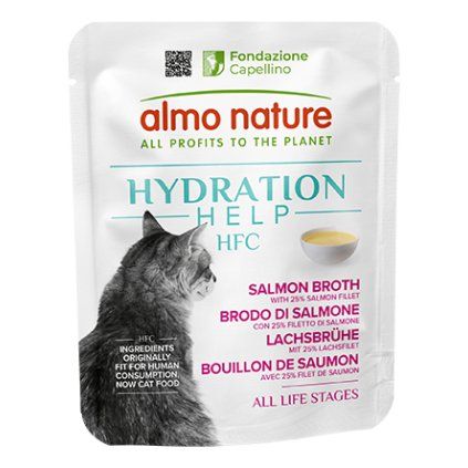 Almo Nature HFC Hydration Help Salmon Broth with Salmon Fillet 50g Petrium
