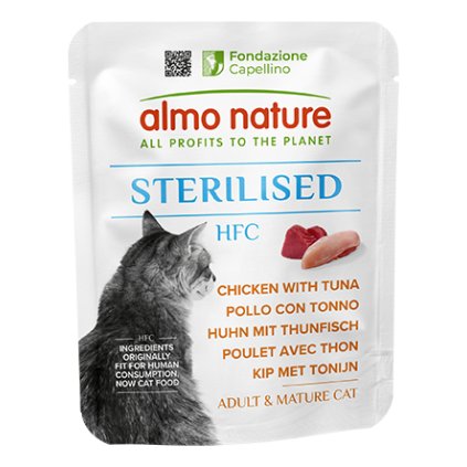 Almo Nature HFC Sterilised Chicken with Tuna 50g Petrium