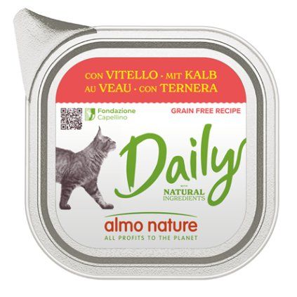 Almo Nature Daily with Veal 100g Petrium