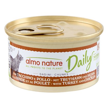 Almo Nature Daily Chunks with Turkey and Chicken 85g Petrium
