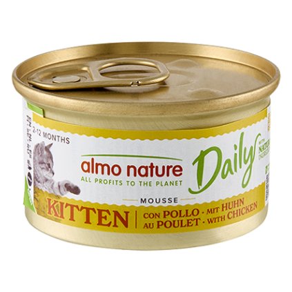 Almo Nature Daily Kitten Mousse with Chicken 85g Petrium