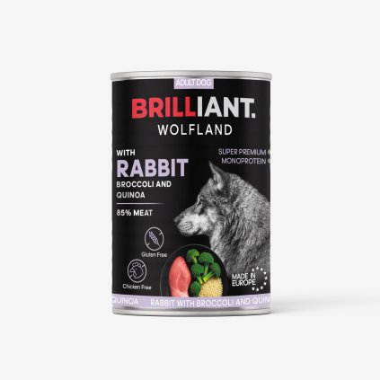 Brilliant Wolfland withRabbit Broccoli and Quinoa Petrium