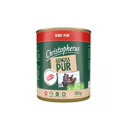 christopherus pur dog ciste hovadzie maso 800g