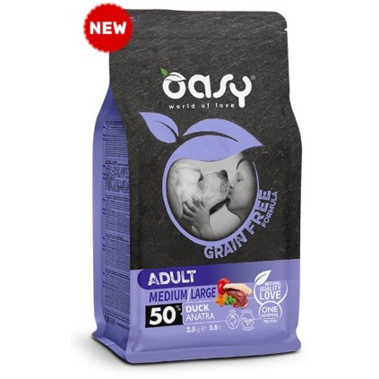 Oasy Grain Free Adult Medium Large Duck Petrium
