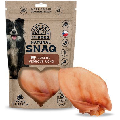 Dog snaq sušené bravčové ucho Petrium