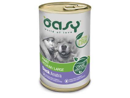 Oasy Adult Anatra Monoproteico 400 Cane WET