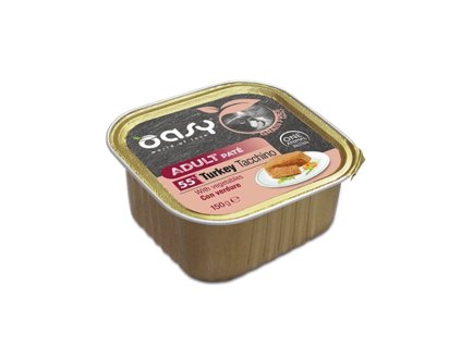 Oasy Grain Free Formula Paté Adult Turkey with Vegetables 150g