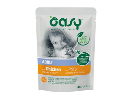 Oasy Chunks in gravy Adult with Chicken 85g
