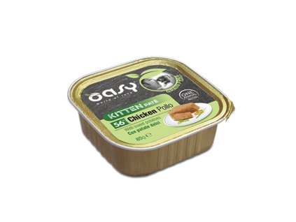 Oasy Grain Free Formula Paté Kitten Chicken with Sweet Potatoes 85g