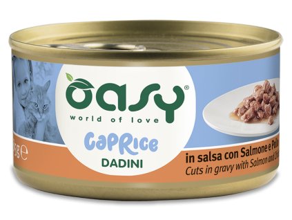 Oasy Caprice CUTS in gravy with Salmon and Chicken