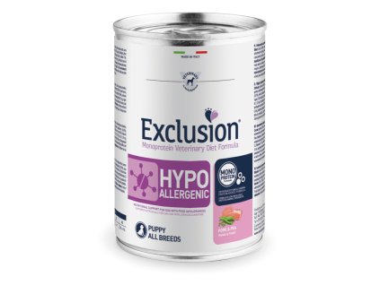 exclusion konzerva puppy pork pea