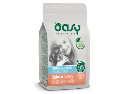 3370 n one animal protein puppy sm salmone oasy