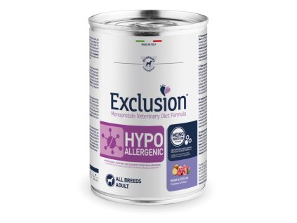 Exclusion hypoallergenic konzerva boar potato