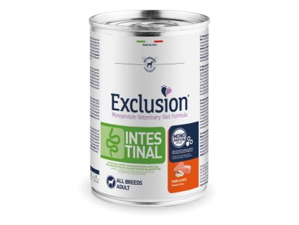 Exclusion intestinal konzerva adult