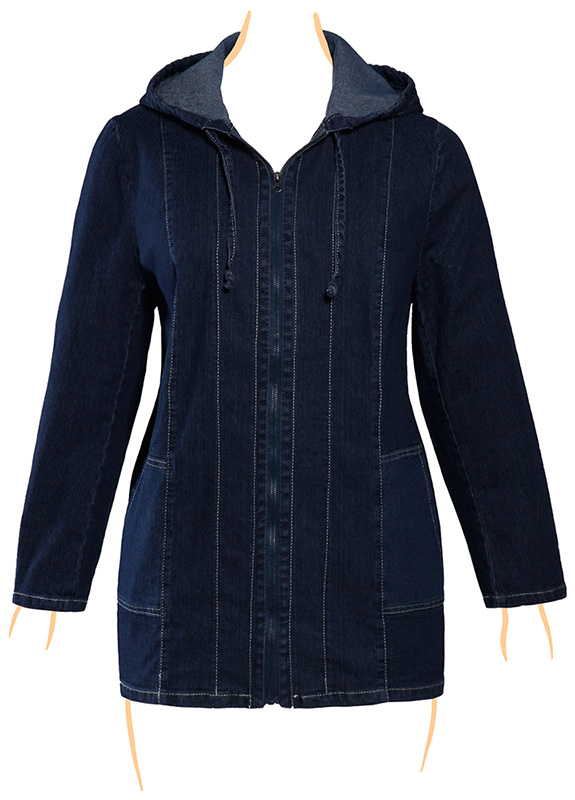 Princesový střih tvaruje postavu