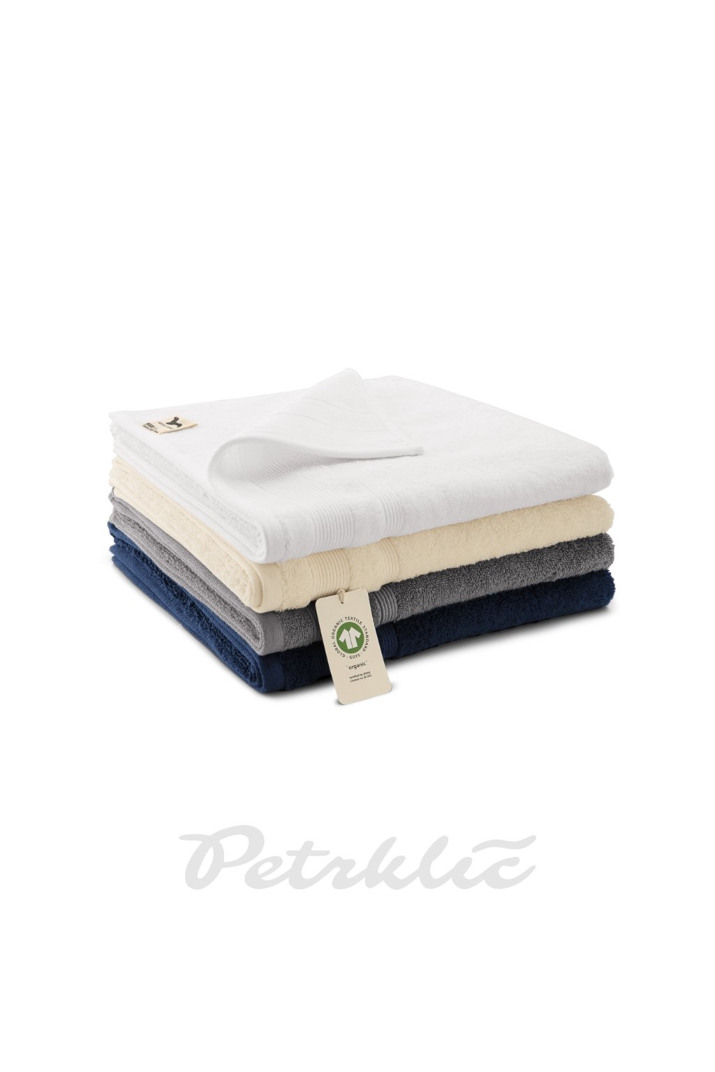 Organic (GOTS) Osuška unisex Froté, 100 % organická bavlna GOTS (Barva bílá, Velikost - cisla,pismena 70 x 140 cm)