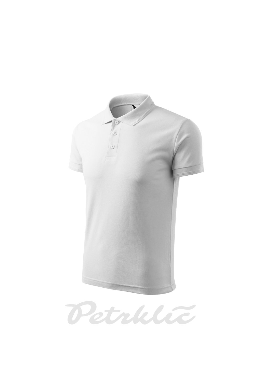 Pique Polo Polokošile pánská Pique, 65 % bavlna, 35 % polyester (složení se může lišit - barva 03 - 97 % bavlna a 3 % viskóza, barva 12 - 85 % bavlna, 15 % viskóza) (Barva bílá, Velikost - cisla,pismena S)