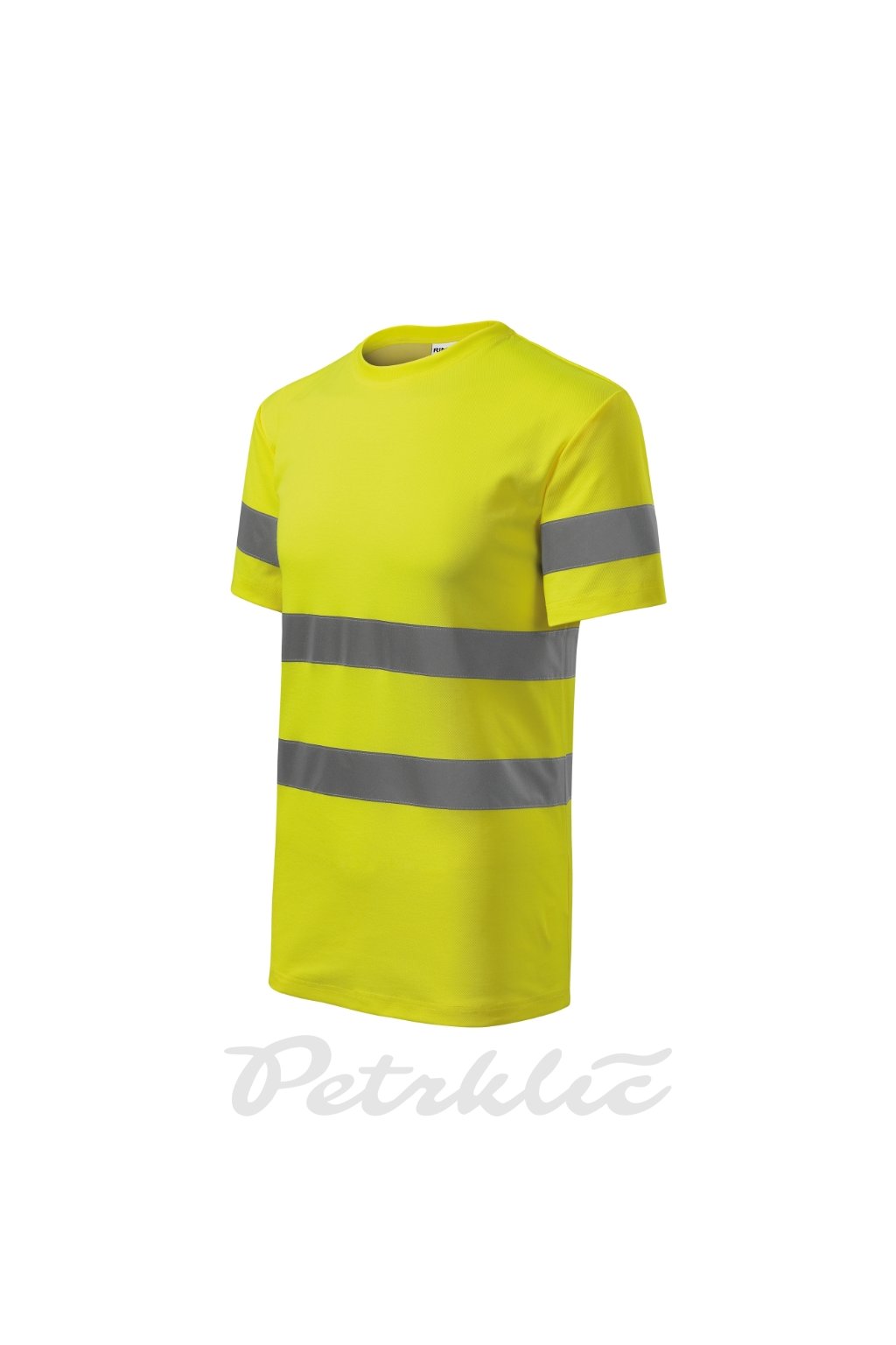 HV Protect Tričko unisex Interlokové pique, 55 % bavlna, 45 % polyester, retroreflexní pruhy 3M (Barva fluorescenční žlutá, Velikost - cisla,pismena S)