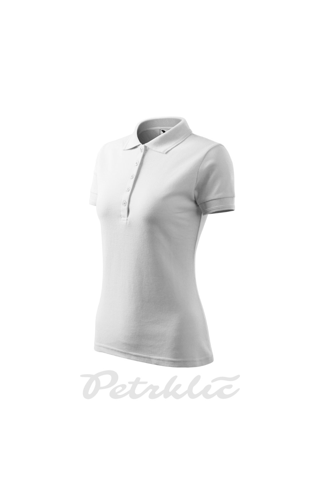 Pique Polo Polokošile dámská Pique, 65 % bavlna, 35 % polyester (složení se může lišit - barva 03 - 97 % bavlna a 3 % viskóza, barva 12 - 85 % bavlna, 15 % viskóza) (Barva bílá, Velikost - cisla,pismena 3XL)