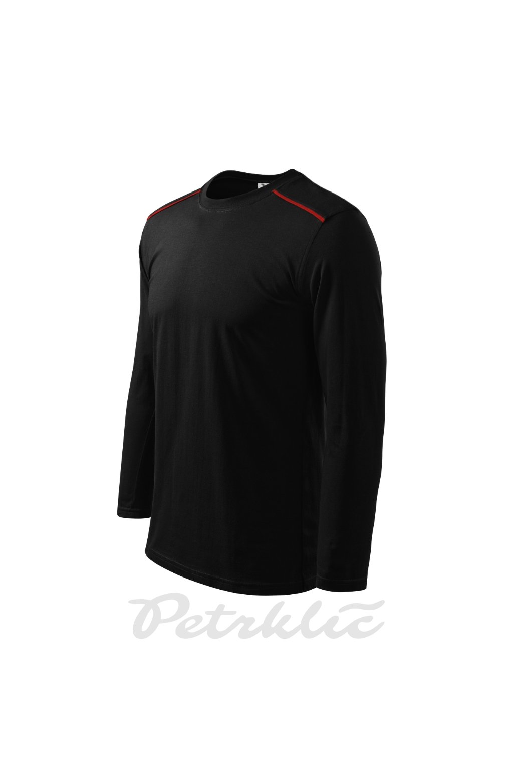 Long Sleeve Triko unisex Single Jersey, 100 % bavlna (barva 12 - složení se může lišit - 85 % bavlna, 15 % viskóza) (Barva černá, Velikost - cisla,pismena 3XL)