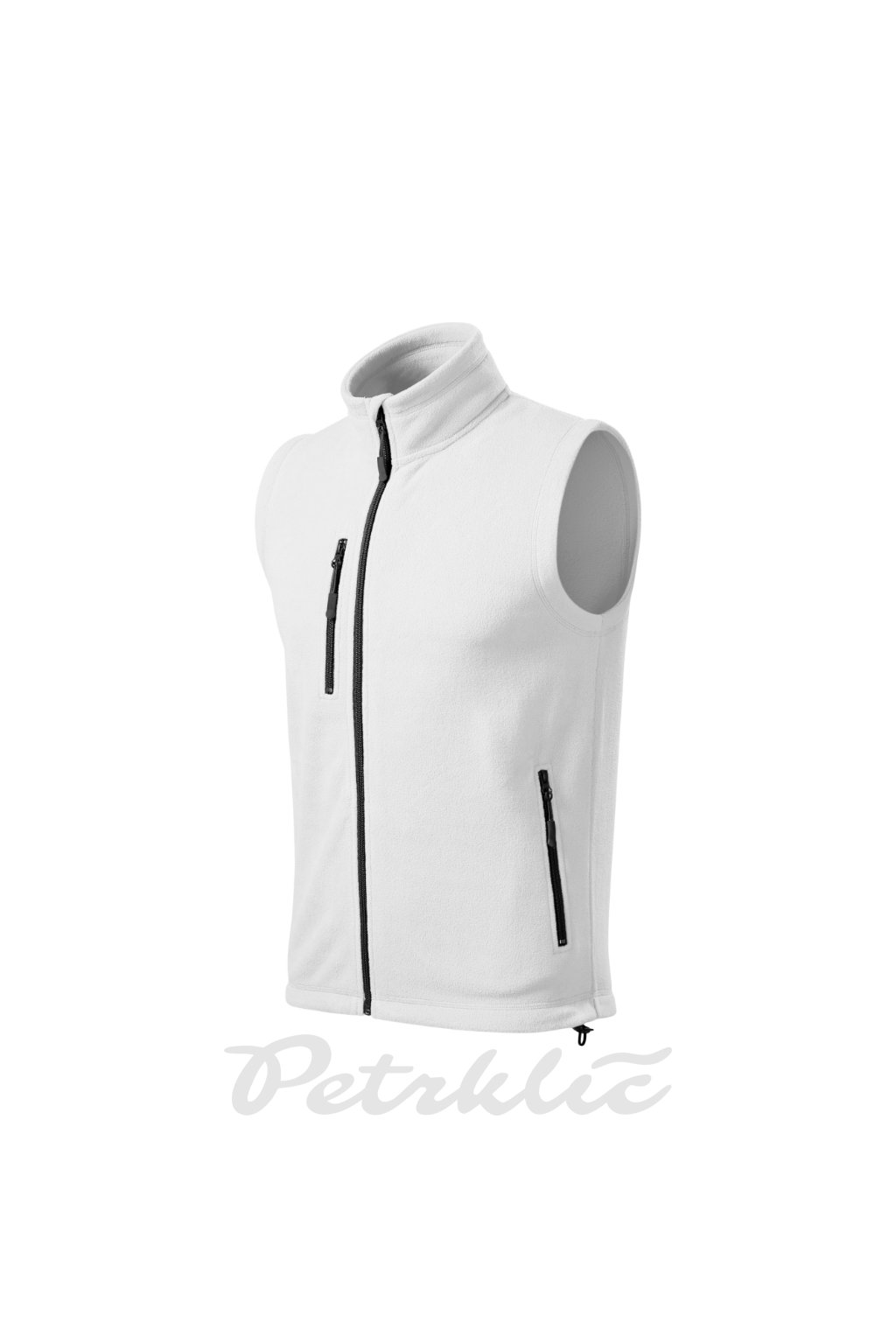 Exit Fleece vesta unisex Fleece, 100 % polyester, antipilingová úprava (Barva bílá, Velikost - cisla,pismena XS)