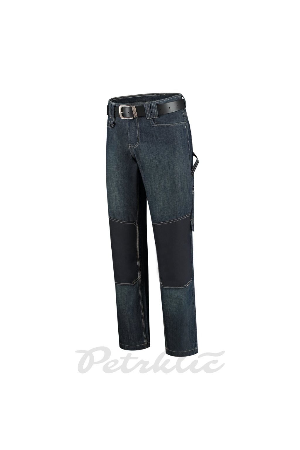 Work Jeans Pracovní džíny unisex Kepr, 100 % bavlna; CORDURA®, plátnová vazba 100 % polyamid (Barva denim blue, Velikost - cisla,pismena 29/32)