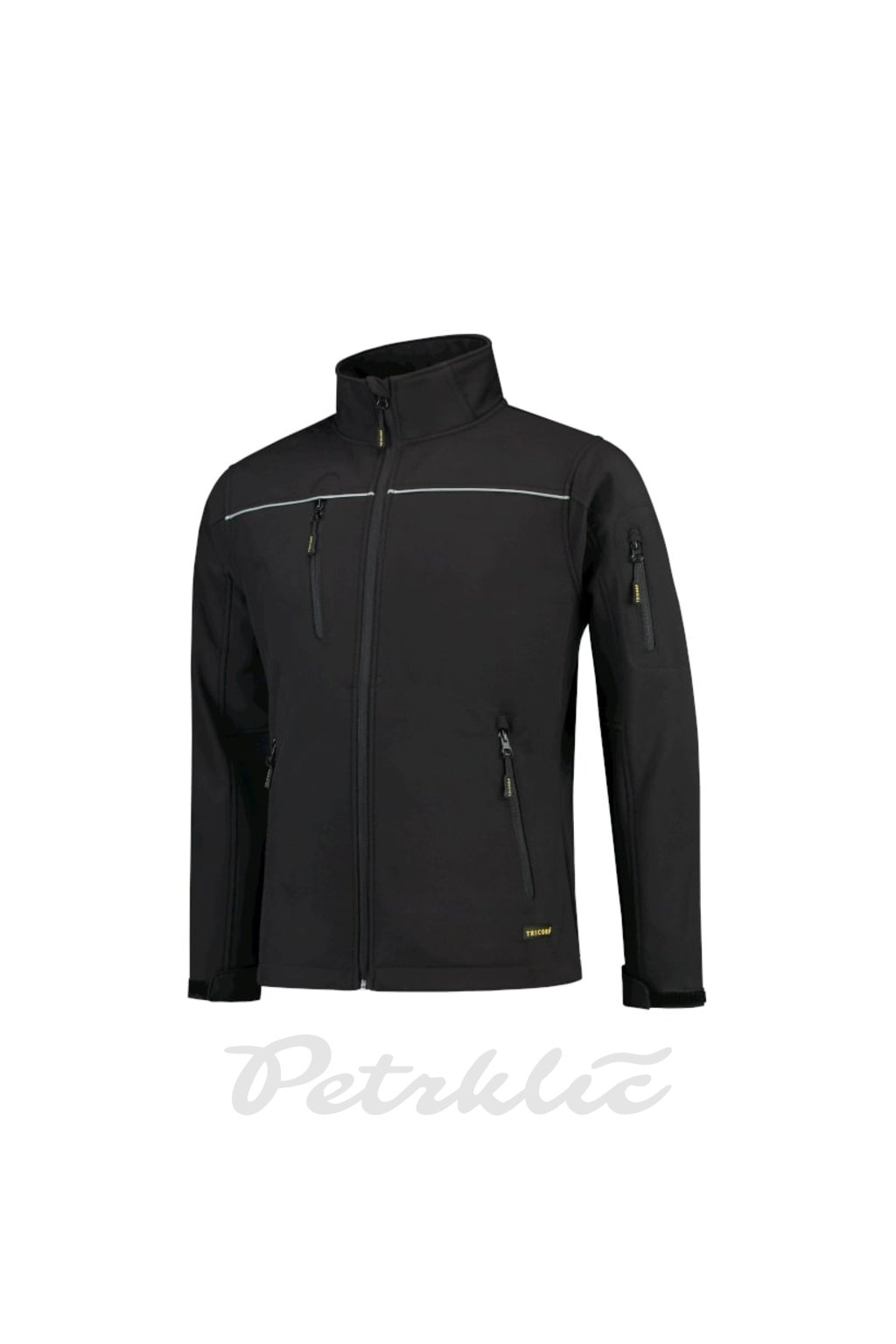 Luxury Softshell Softshellová bunda unisex Softshell, 100 % polyester + PU membrána (Barva černá, Velikost - cisla,pismena S)