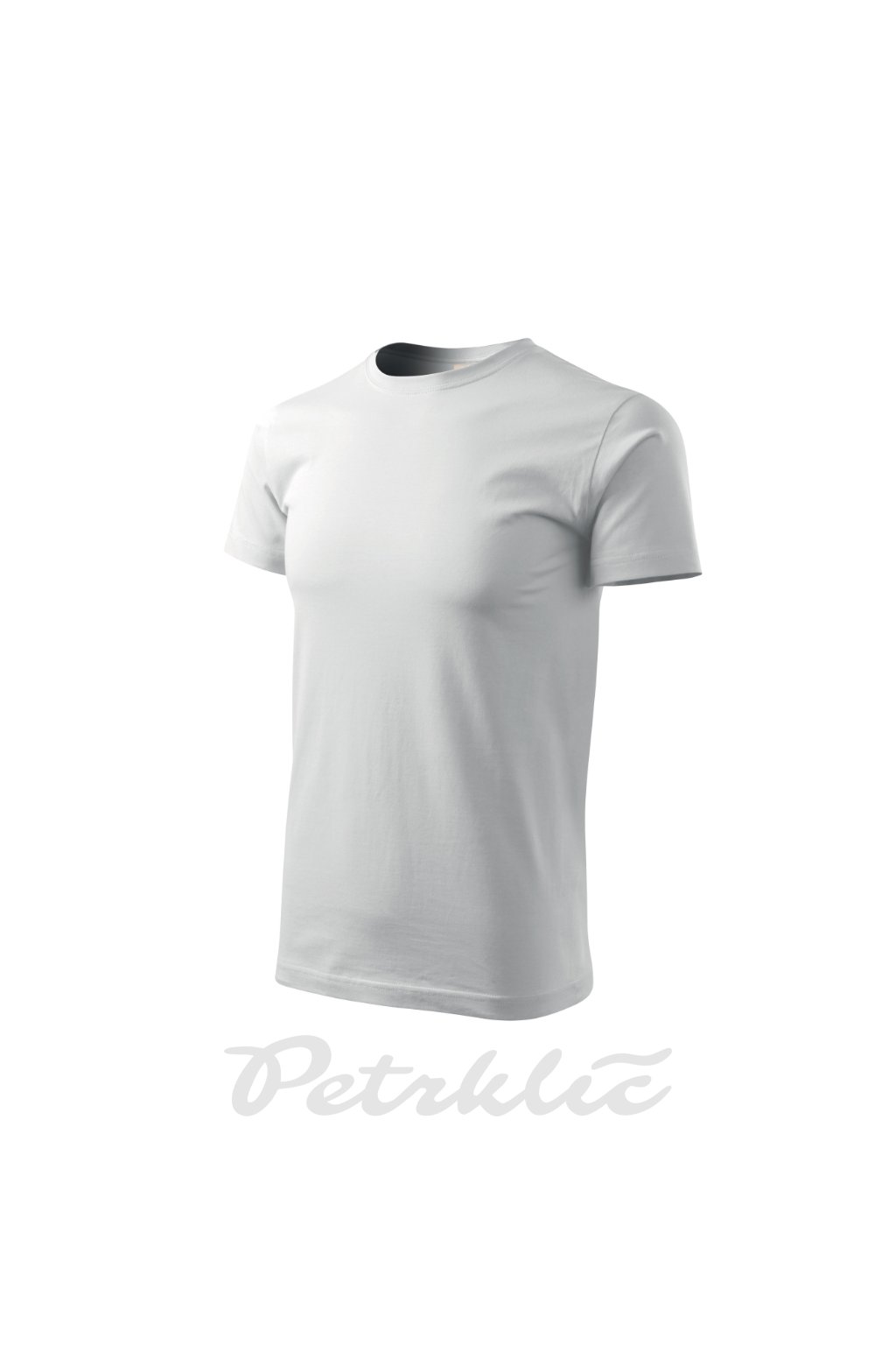 Basic Recycled Tričko pánské Single Jersey, 70 % bavlna, 30 % recyklovaná bavlna, silikonová úprava (Barva bílá, Velikost - cisla,pismena XS)