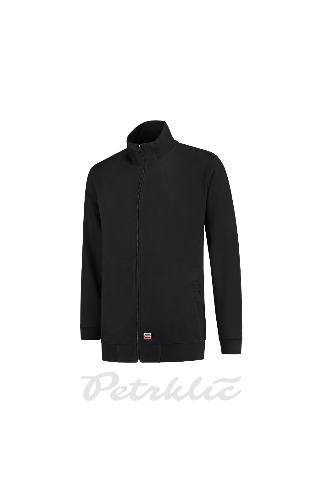 Sweat Jacket Washable 60 °C Mikina unisex American fleece, 70 % bavlna / 30 % polyester (Barva černá, Velikost - cisla,pismena M)