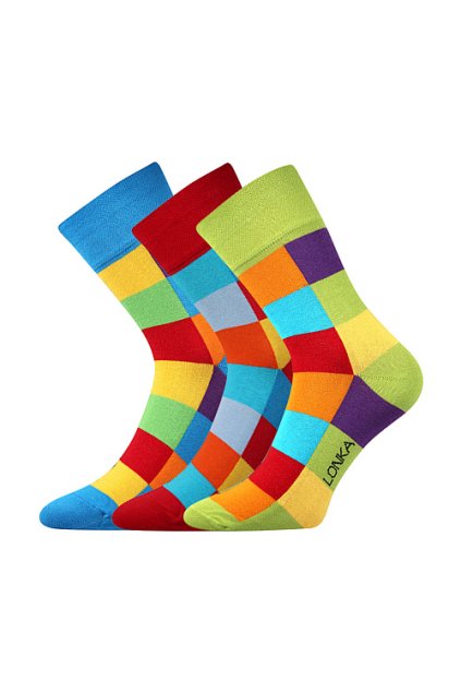 ponožky Decube - mix A (Velikost 43-46 (29-31), 3 pár)