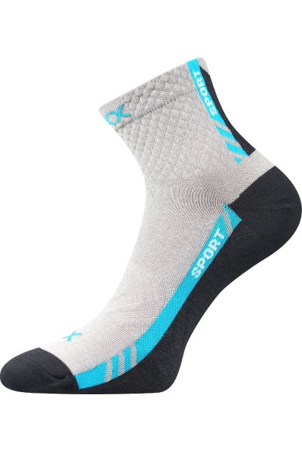 ponožky Pius - světle šedá (Velikost 35-38 (23-25), 3 pár)