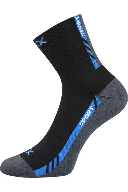 ponožky Pius - černá (Velikost 35-38 (23-25), 3 pár)