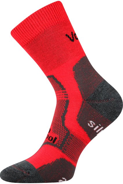 ponožky Granit - červená (Velikost 35-38 (23-25), 1 pár)