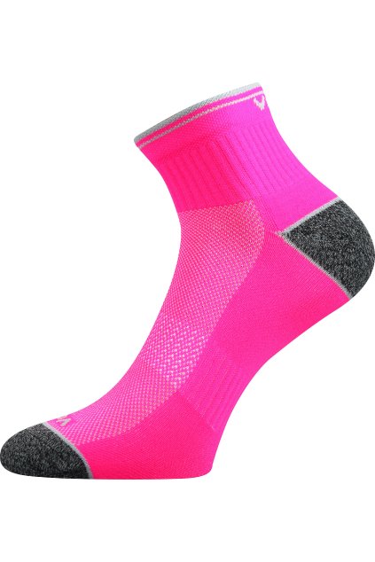 ponožky Ray - neon růžová (Velikost 35-38 (23-25), 3 pár)