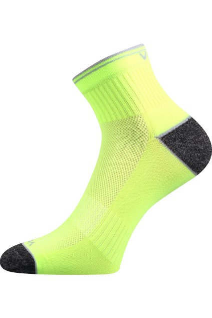 ponožky Ray - neon žlutá (Velikost 35-38 (23-25), 3 pár)