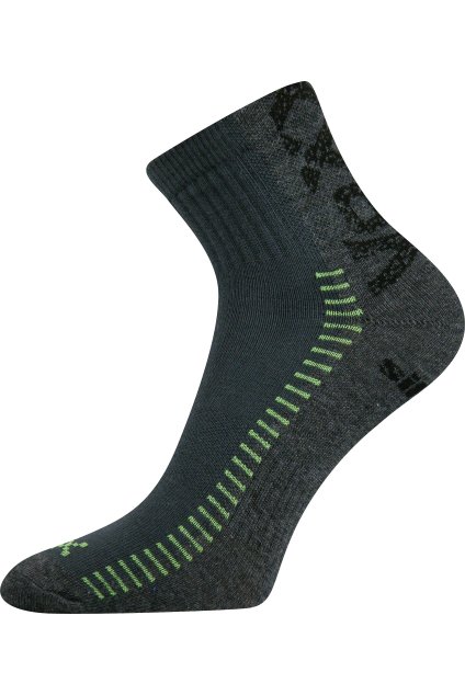 ponožky Revolt - tmavě šedá (Velikost 35-38 (23-25), 3 pár)