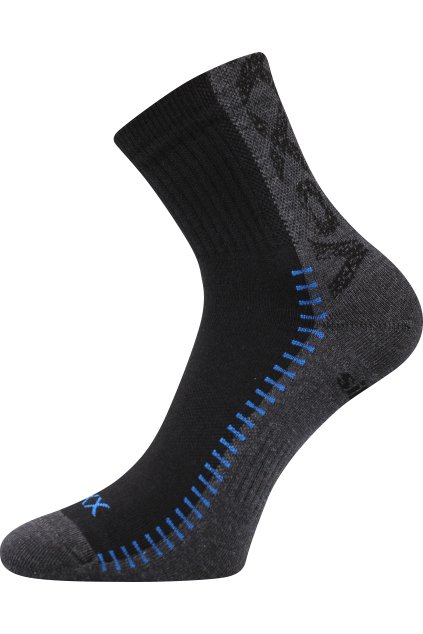 ponožky Revolt - černá (Velikost 35-38 (23-25), 3 pár)