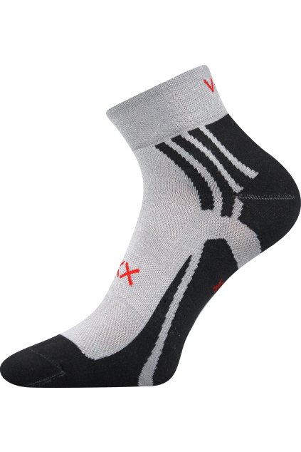 ponožky Abra - světle šedá (Velikost 35-38 (23-25), 3 pár)