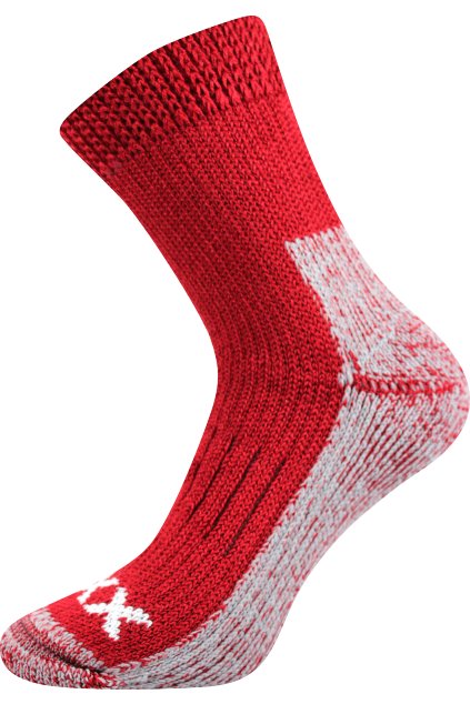 ponožky Alpin - rubínová (Velikost 35-38 (23-25), 1 pár)