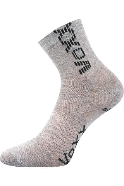ponožky Adventurik - světle šedá melé (Velikost 20-24 (14-16), 3 pár)