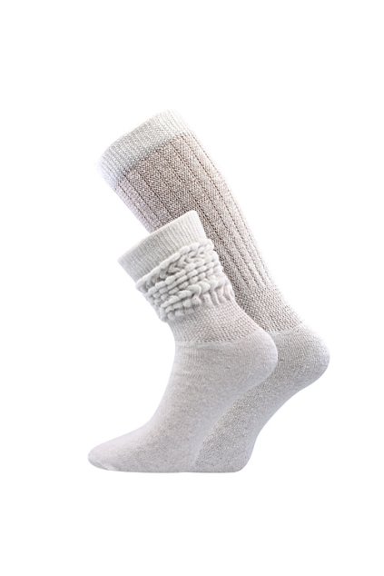 ponožky Aerobic - bílá (Velikost 35-38 (23-25), 1 pár)
