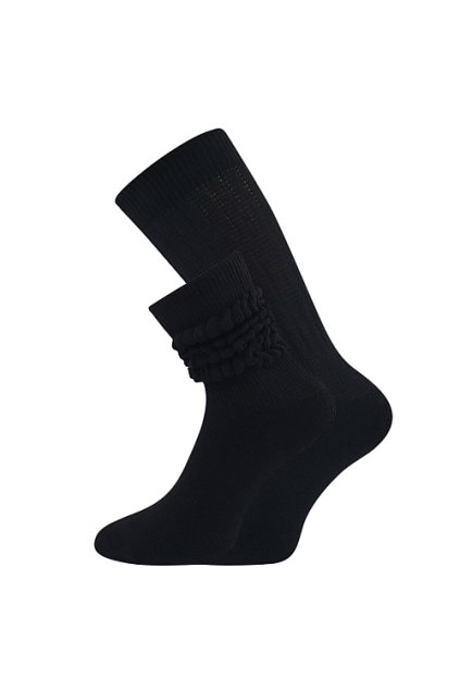 ponožky Aerobic - černá (Velikost 35-38 (23-25), 1 pár)