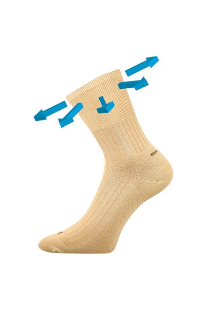ponožky Corsa Medicine - béžová (Velikost 35-38 (23-25), 1 pár)