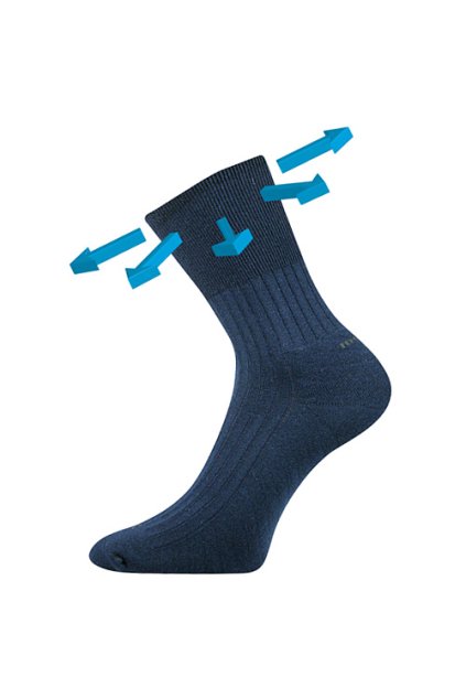 ponožky Corsa Medicine - tmavě modrá (Velikost 35-38 (23-25), 1 pár)