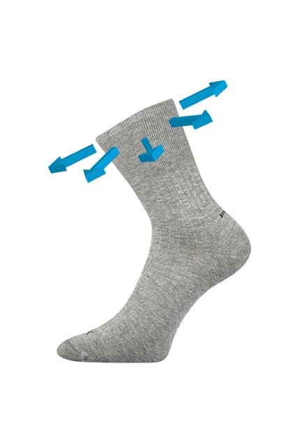 ponožky Corsa Medicine - šedá melé (Velikost 35-38 (23-25), 1 pár)