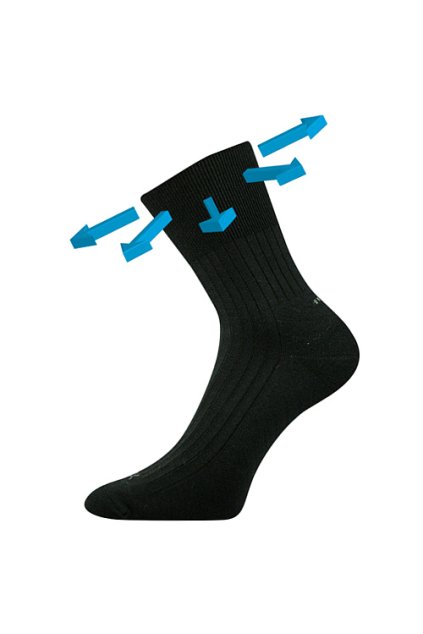 ponožky Corsa Medicine - černá (Velikost 35-38 (23-25), 1 pár)